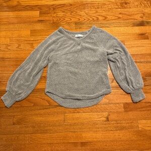 Hollister Soft Gray Knit Sweater